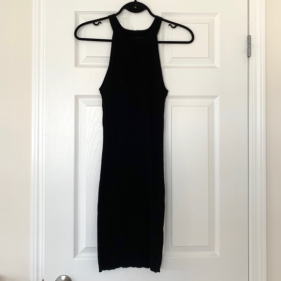 2 for $20 🎀 F21 Black Bodycon Dress - Picture 1 of 5